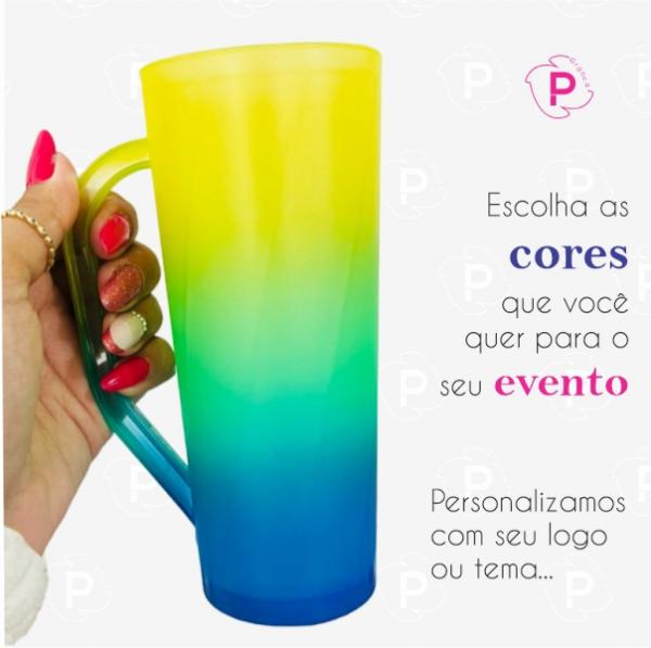 Caneca long Bicolor